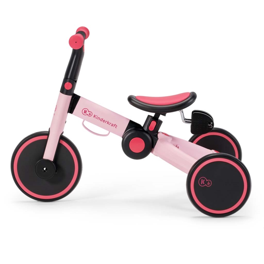 KINDERKRAFT - Дитячий біговел 3в1 4TRIKE рожевий