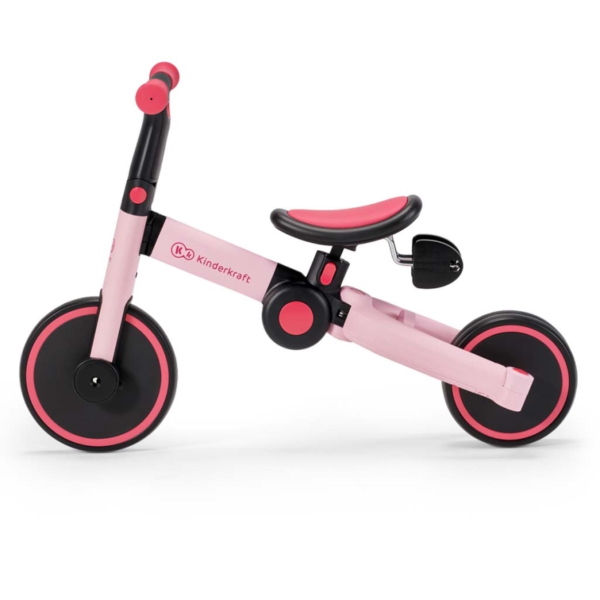 KINDERKRAFT - Дитячий біговел 3в1 4TRIKE рожевий