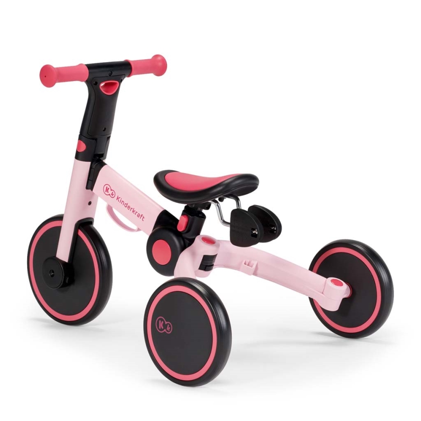 KINDERKRAFT - Дитячий біговел 3в1 4TRIKE рожевий