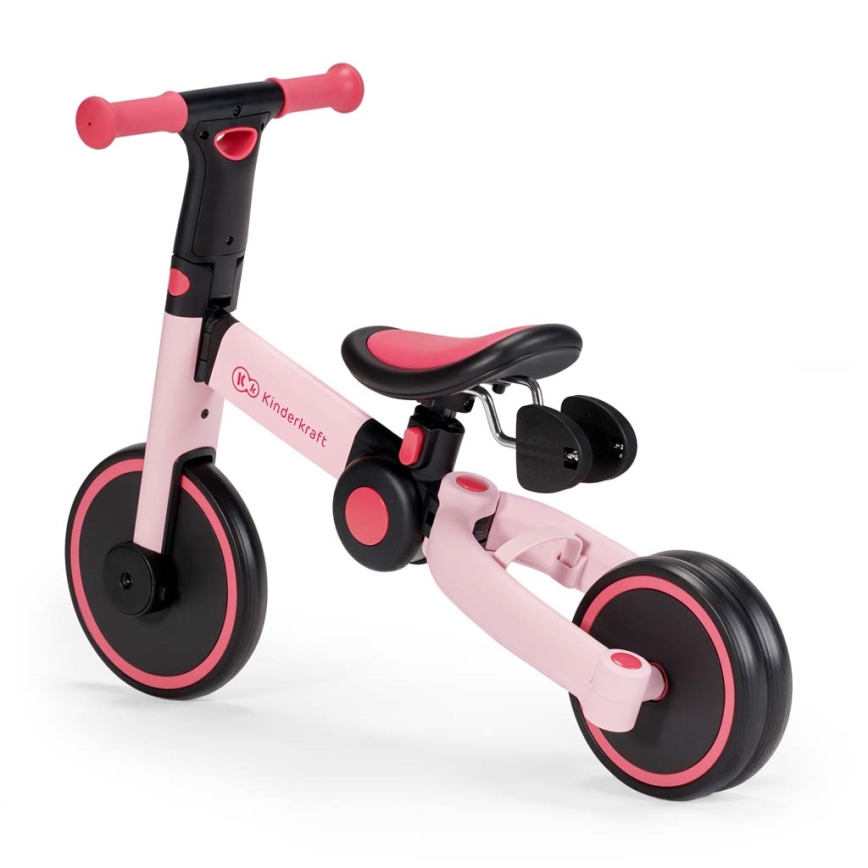 KINDERKRAFT - Дитячий біговел 3в1 4TRIKE рожевий