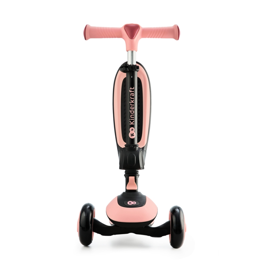 KINDERKRAFT - Дитячий самокат 2в1 HALLEY Rose pink