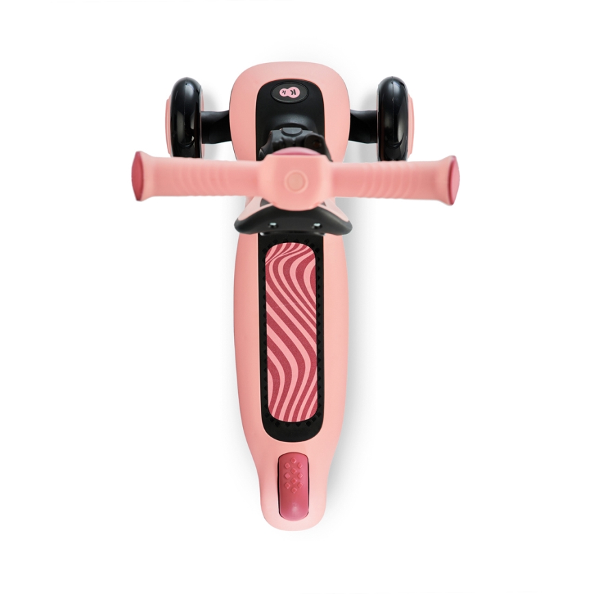 KINDERKRAFT - Дитячий самокат 2в1 HALLEY Rose pink