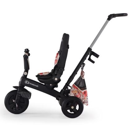 KINDERKRAFT - Дитячий триколісний велосипед 5в1 EASYTWIST бежевий/чорний