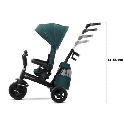 KINDERKRAFT - Дитячий триколісний велосипед 5v1 EASYTWIST рожевий/чорний