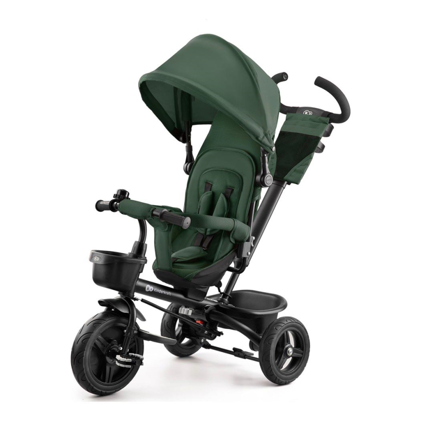 KINDERKRAFT - Дитячий триколісний велосипед AVEO зелений