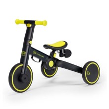 KINDERKRAFT - Дитячий триколісний велосипед 3v1 4TRIKE жовтий/чорний