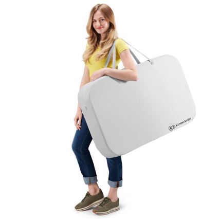 KINDERKRAFT - Дорожнє ліжечко 4в1 SOFI сірий