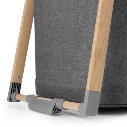 KINDERKRAFT - Дорожнє ліжечко 4в1 SOFI сірий