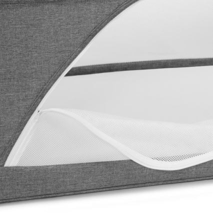 KINDERKRAFT - Дорожнє ліжечко 4в1 SOFI сірий