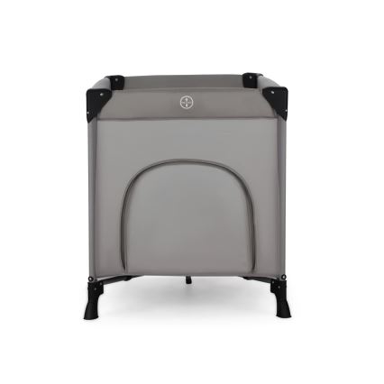 KINDERKRAFT - Дорожнє ліжечко Baby Tiger VIKI сірий