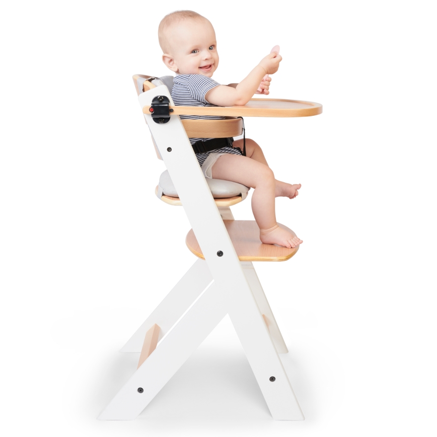 KINDERKRAFT - Подушки для дитячого стільця для годування ENOCK сірий