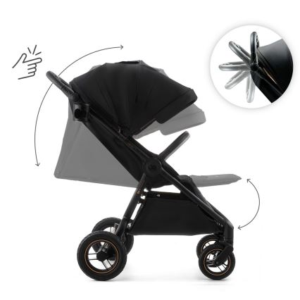 KINDERKRAFT - прогулянкова коляска MITZY Air, чорна