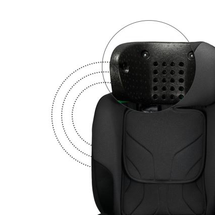 KINDERKRAFT SELECT - Автокресло I-FIX (40-150 см) графитово-чёрный