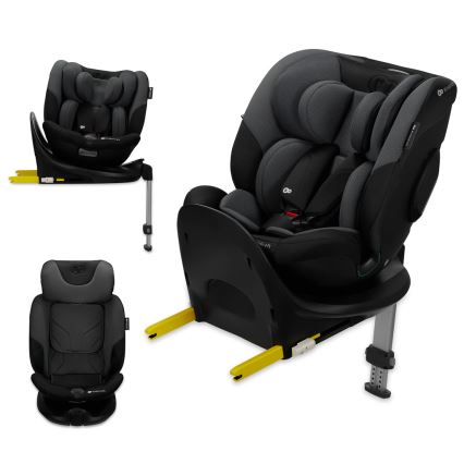 KINDERKRAFT SELECT - Автокресло I-FIX (40-150 см) графитово-чёрный