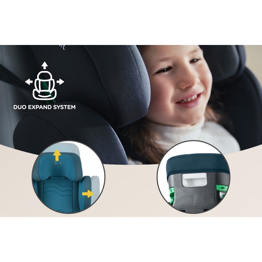 KINDERKRAFT SELECT - Автокресло XPAND 2 i-Size (100-150 см) Premium Harbour синий