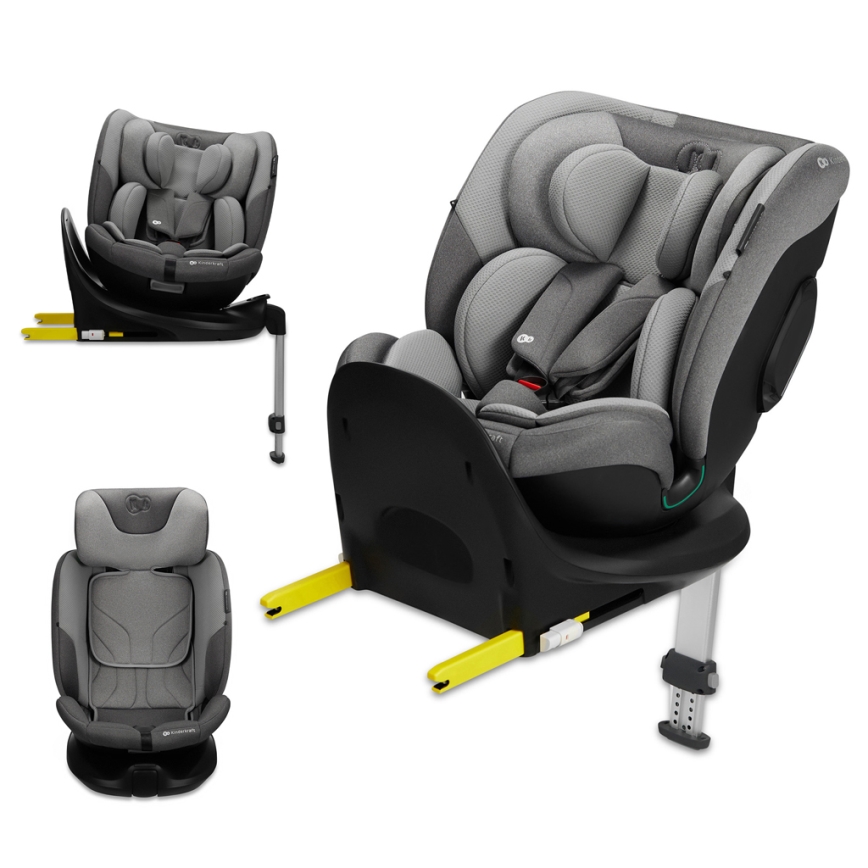 KINDERKRAFT SELECT - Автокрісло I-FIX (40-150 см) Cool grey