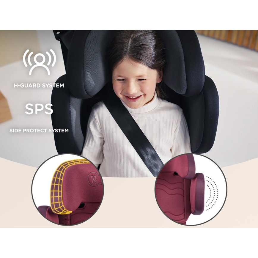 KINDERKRAFT SELECT - Автокрісло XPAND 2 i-Size (100-150 см) Premium Cherry pearl