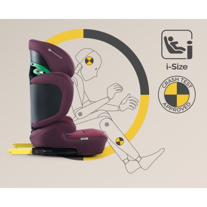 KINDERKRAFT SELECT - Автокрісло XPAND 2 i-Size (100-150 см) Premium Cherry pearl