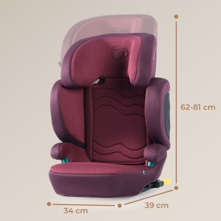 KINDERKRAFT SELECT - Автокрісло XPAND 2 i-Size (100-150 см) Premium Cherry pearl