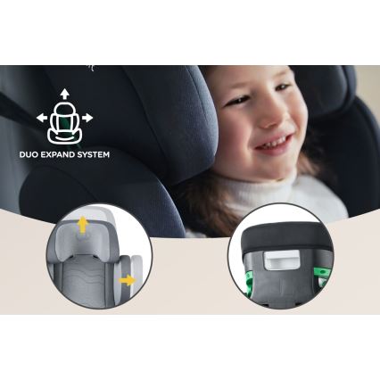 KINDERKRAFT SELECT - Автокрісло XPAND 2 i-Size (100-150 см) Premium Rocket grey
