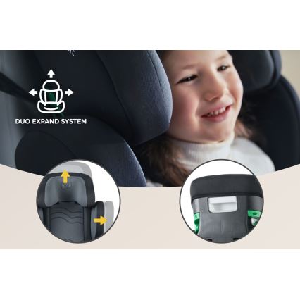 KINDERKRAFT SELECT - Автокрісло XPAND 2 i-Size (100-150см) Premium Graphite black