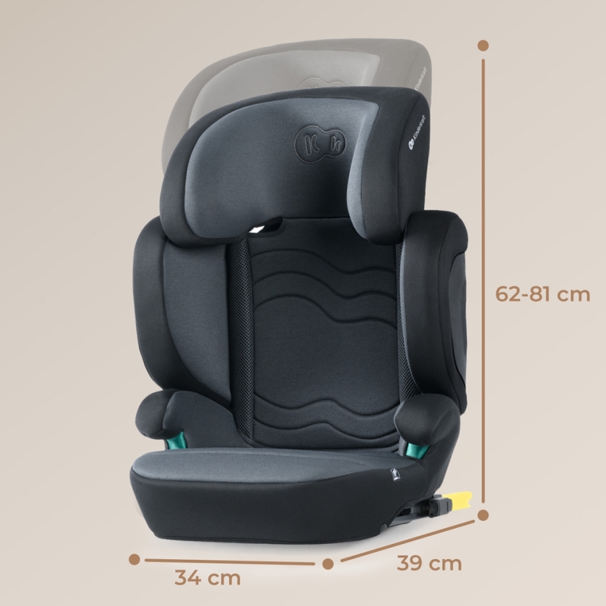 KINDERKRAFT SELECT - Автокрісло XPAND 2 i-Size (100-150см) Premium Graphite black