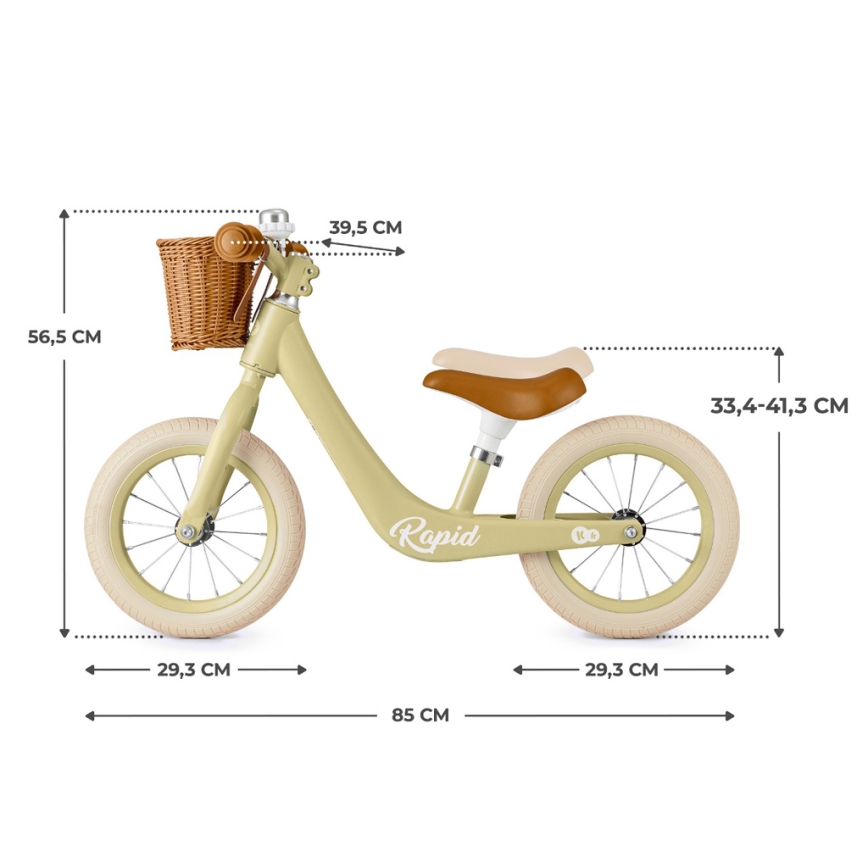 KINDERKRAFT SELECT - Біговел RAPID2 Savannah green