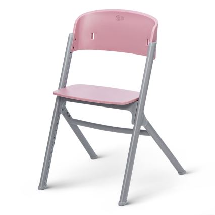 KINDERKRAFT SELECT - Детский обеденный стул 3в1 LIVY Premium Aster розовый + шезлонг CALMEE