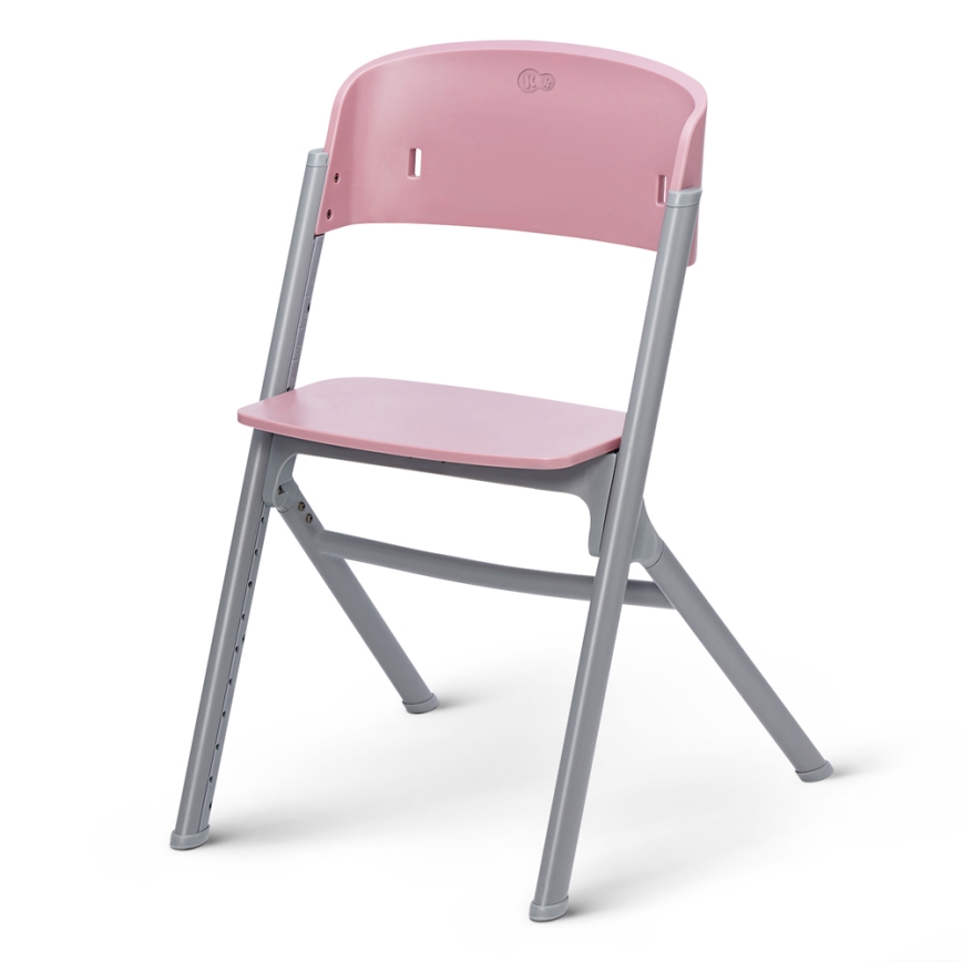 KINDERKRAFT SELECT - Детский обеденный стул 3в1 LIVY Premium Aster розовый + шезлонг CALMEE