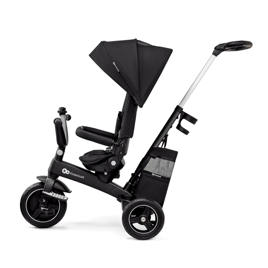 KINDERKRAFT SELECT - Детский трехколесный велосипед 5в1 EASYTWIST Premium черный