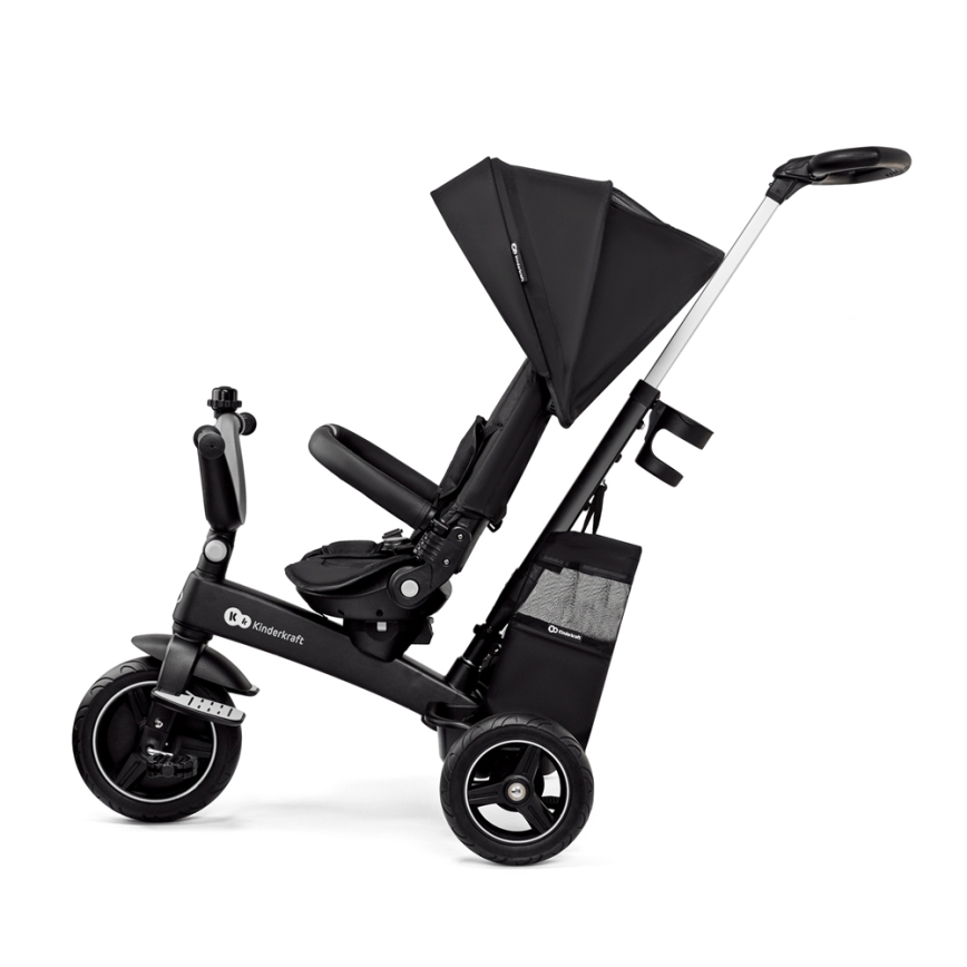 KINDERKRAFT SELECT - Детский трехколесный велосипед 5в1 EASYTWIST Premium черный