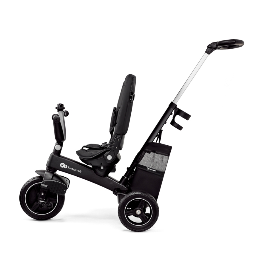 KINDERKRAFT SELECT - Детский трехколесный велосипед 5в1 EASYTWIST Premium черный