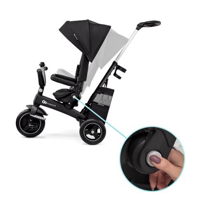 KINDERKRAFT SELECT - Детский трехколесный велосипед 5в1 EASYTWIST Premium черный