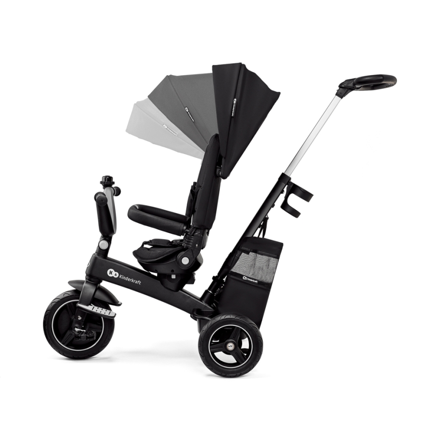 KINDERKRAFT SELECT - Детский трехколесный велосипед 5в1 EASYTWIST Premium черный