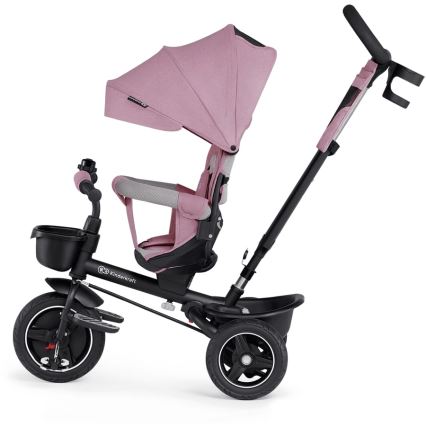 KINDERKRAFT - Детский трехколесный велосипед 5в1 SPINSTEP розовый