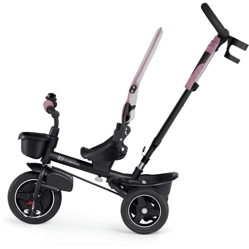 KINDERKRAFT - Детский трехколесный велосипед 5в1 SPINSTEP розовый