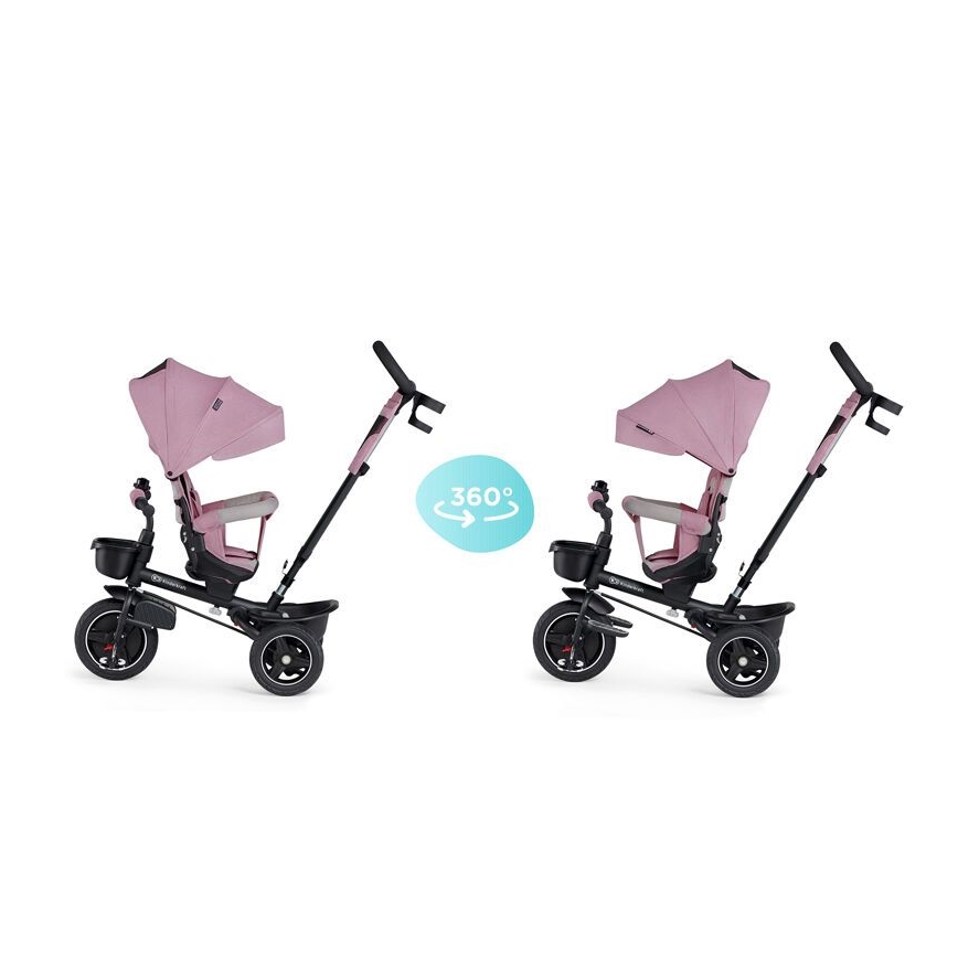 KINDERKRAFT - Детский трехколесный велосипед 5в1 SPINSTEP розовый