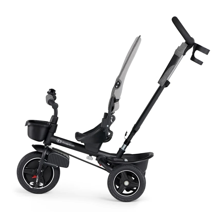 KINDERKRAFT - Детский трехколесный велосипед 5в1 SPINSTEP серый