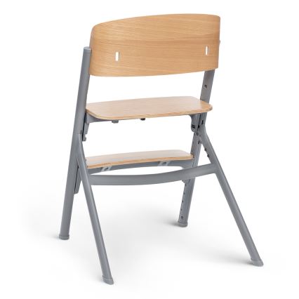 KINDERKRAFT SELECT - Дитячий стілець для годування 3-в-1 LIVY Premium дуб