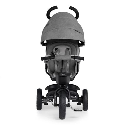 KINDERKRAFT - Дитячий триколісний велосипед 5в1 SPINSTEP сірий