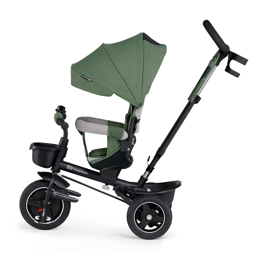 KINDERKRAFT SELECT - Дитячий триколісний велосипед SPINSTEP Premium зелений