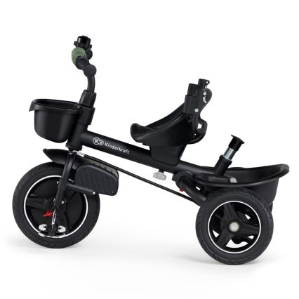 KINDERKRAFT SELECT - Дитячий триколісний велосипед SPINSTEP Premium зелений