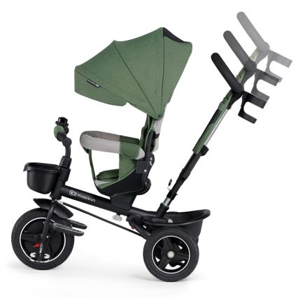 KINDERKRAFT SELECT - Дитячий триколісний велосипед SPINSTEP Premium зелений