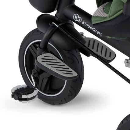 KINDERKRAFT SELECT - Дитячий триколісний велосипед SPINSTEP Premium зелений