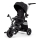 KINDERKRAFT SELECT - Дитячий триколісний велосипед 5в1 EASYTWIST Premium чорний
