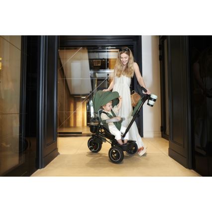 KINDERKRAFT SELECT - Дитячий триколісний велосипед SPINSTEP Premium зелений