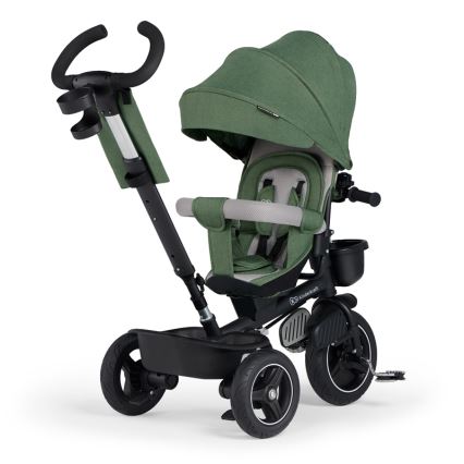KINDERKRAFT SELECT - Дитячий триколісний велосипед SPINSTEP Premium зелений