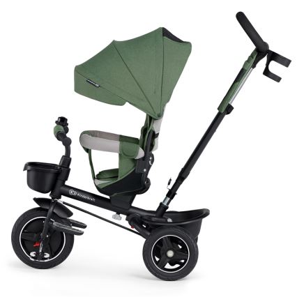 KINDERKRAFT SELECT - Дитячий триколісний велосипед SPINSTEP Premium зелений