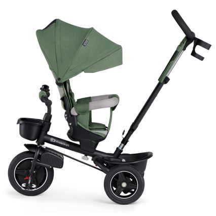 KINDERKRAFT SELECT - Дитячий триколісний велосипед SPINSTEP Premium зелений