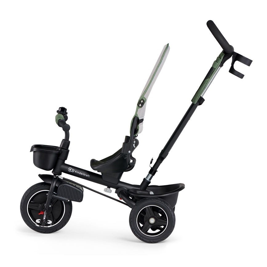 KINDERKRAFT SELECT - Дитячий триколісний велосипед SPINSTEP Premium зелений